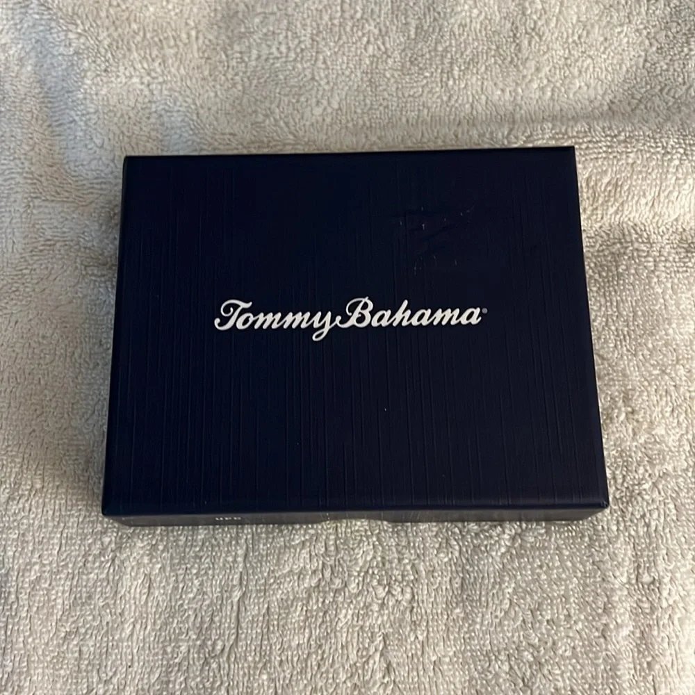 Tommy Bahama Black Leather Wallet